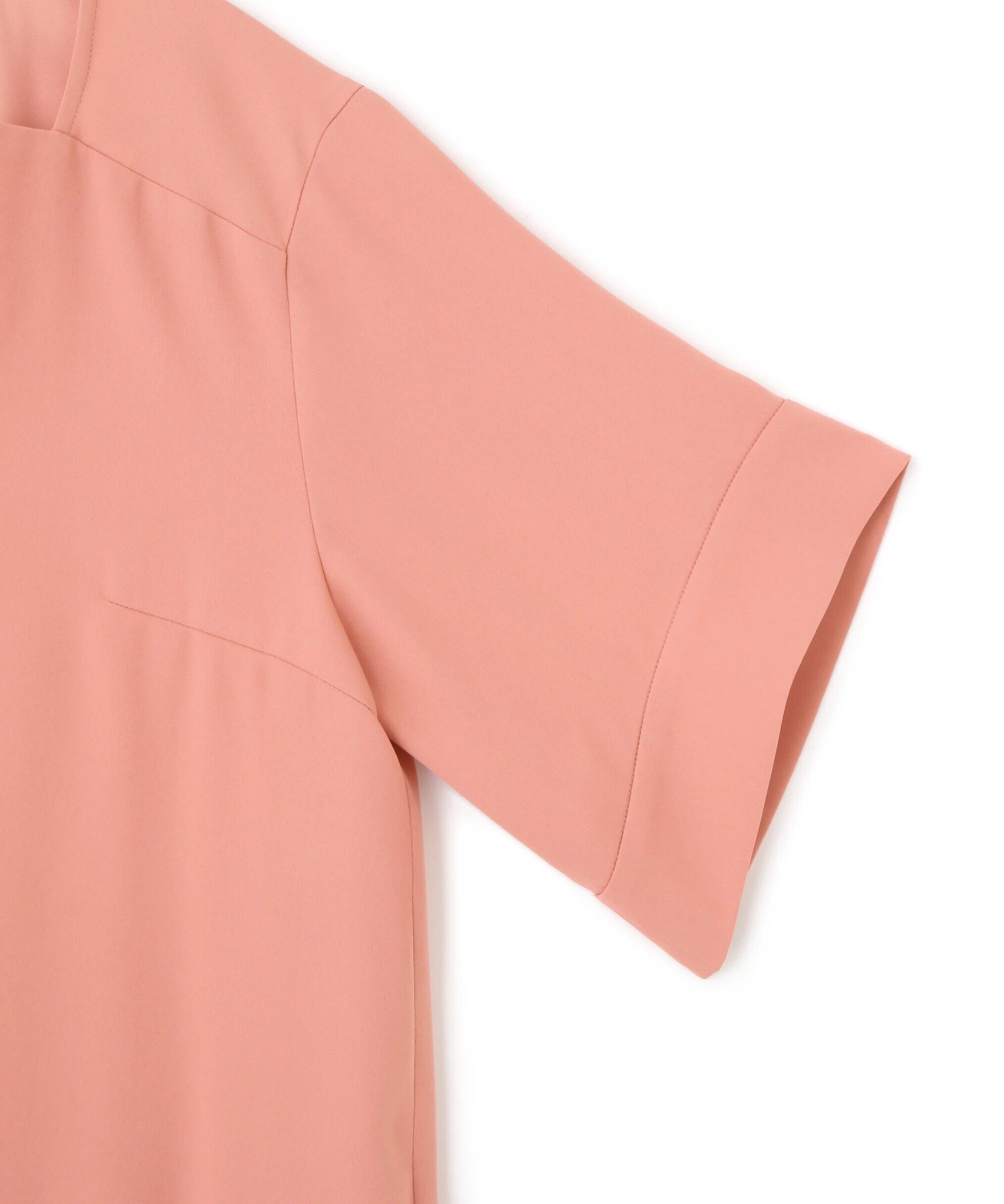  「◆ハーフスリーブＶネックブラウス」|シャツ・ブラウス|