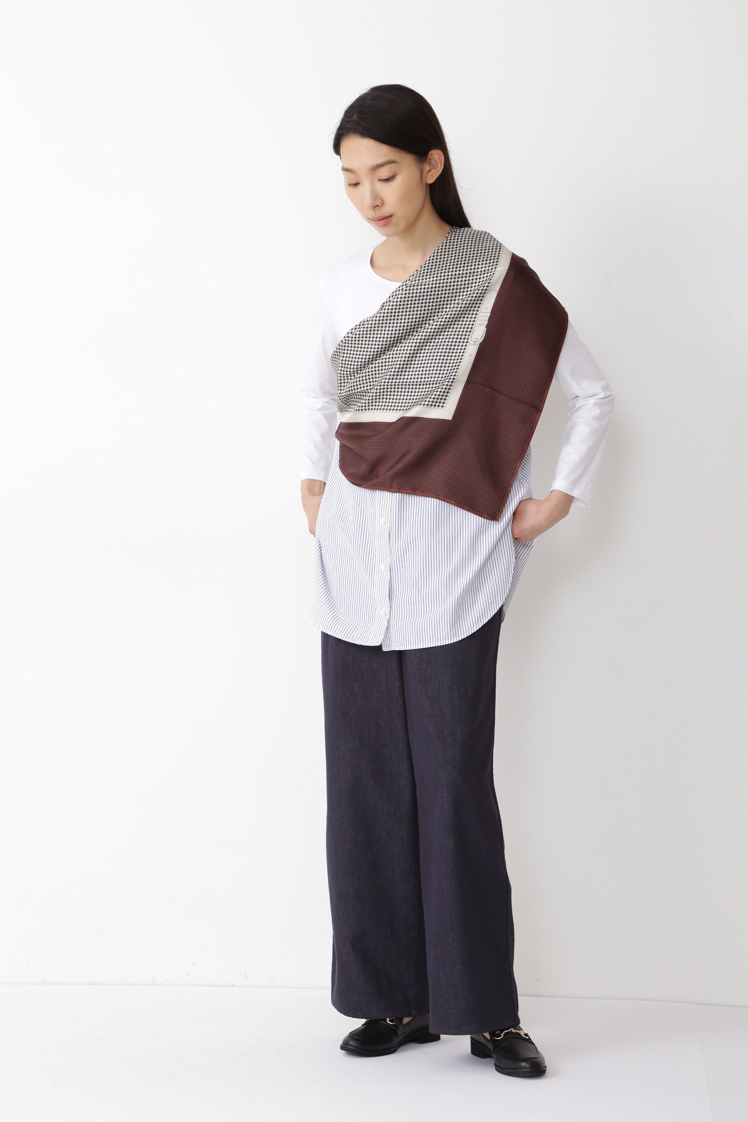  「◆オーガニックコットン　ドッキングプルオーバー」|Tシャツ・カットソー|