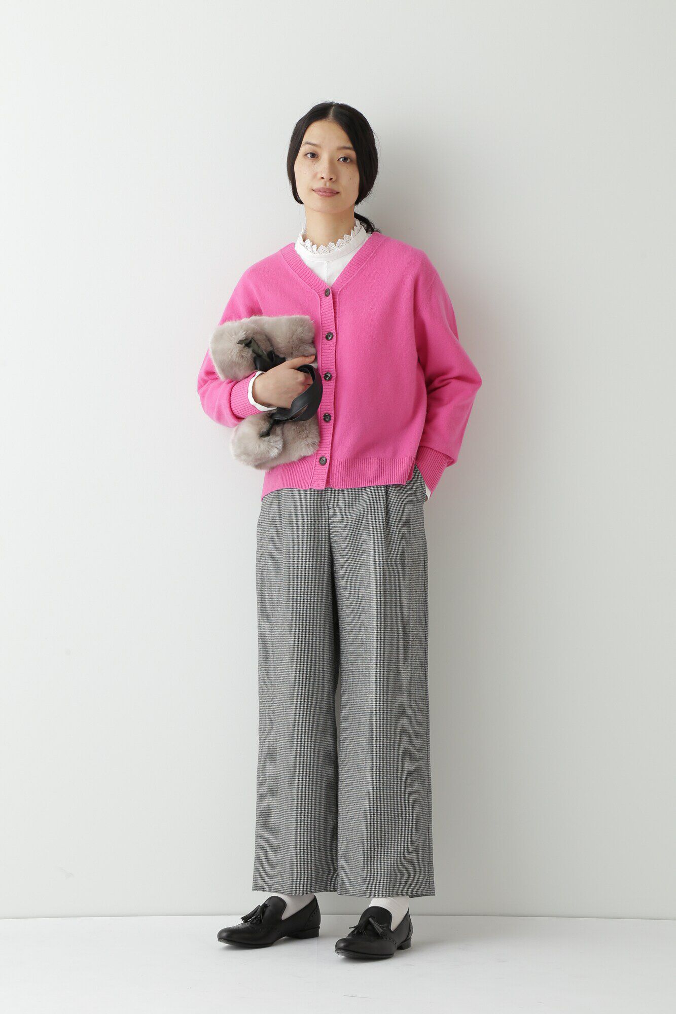  「◆千鳥チェックセミワイドパンツ」|その他|