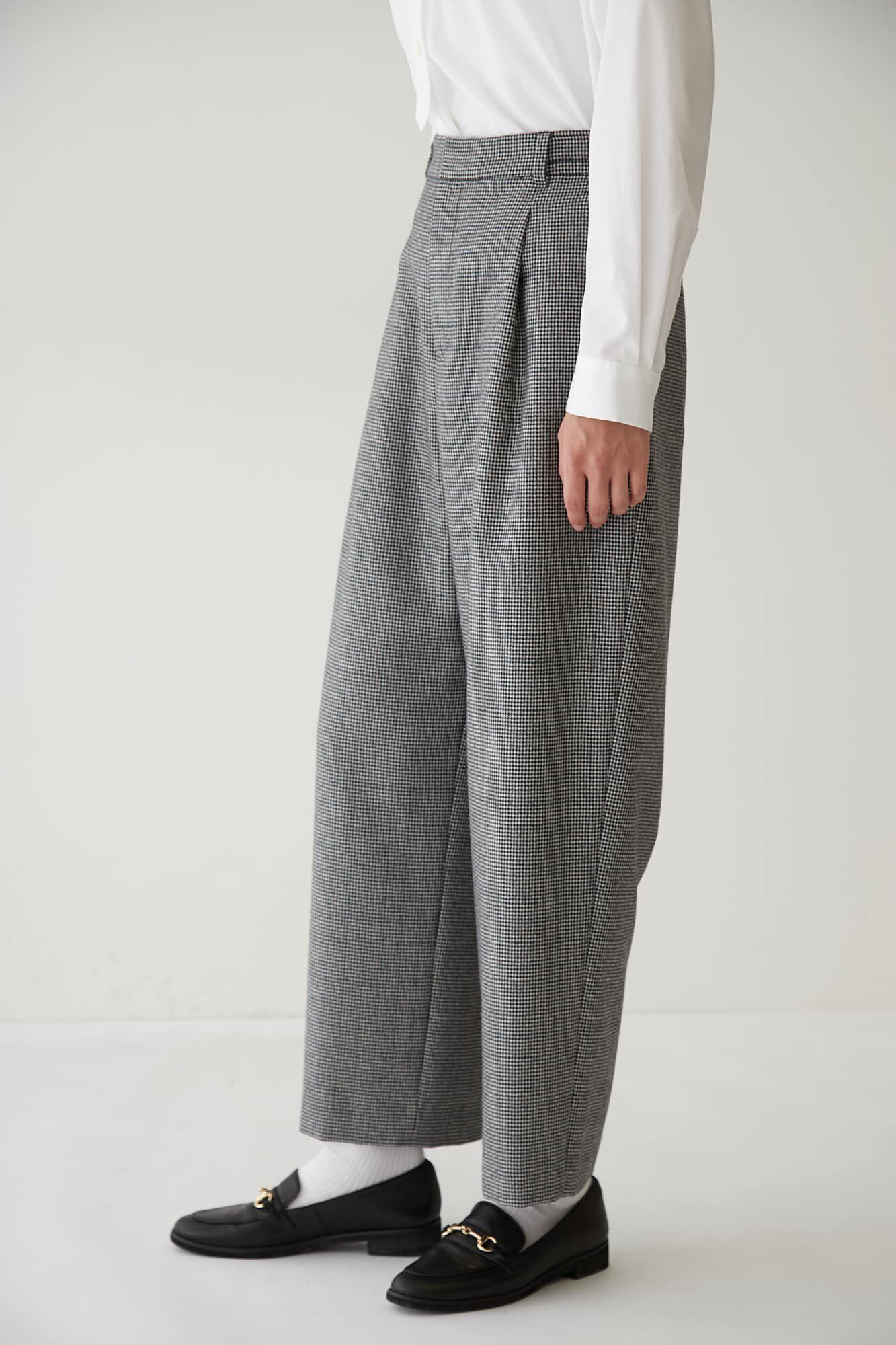  「◆千鳥チェックセミワイドパンツ」|その他|