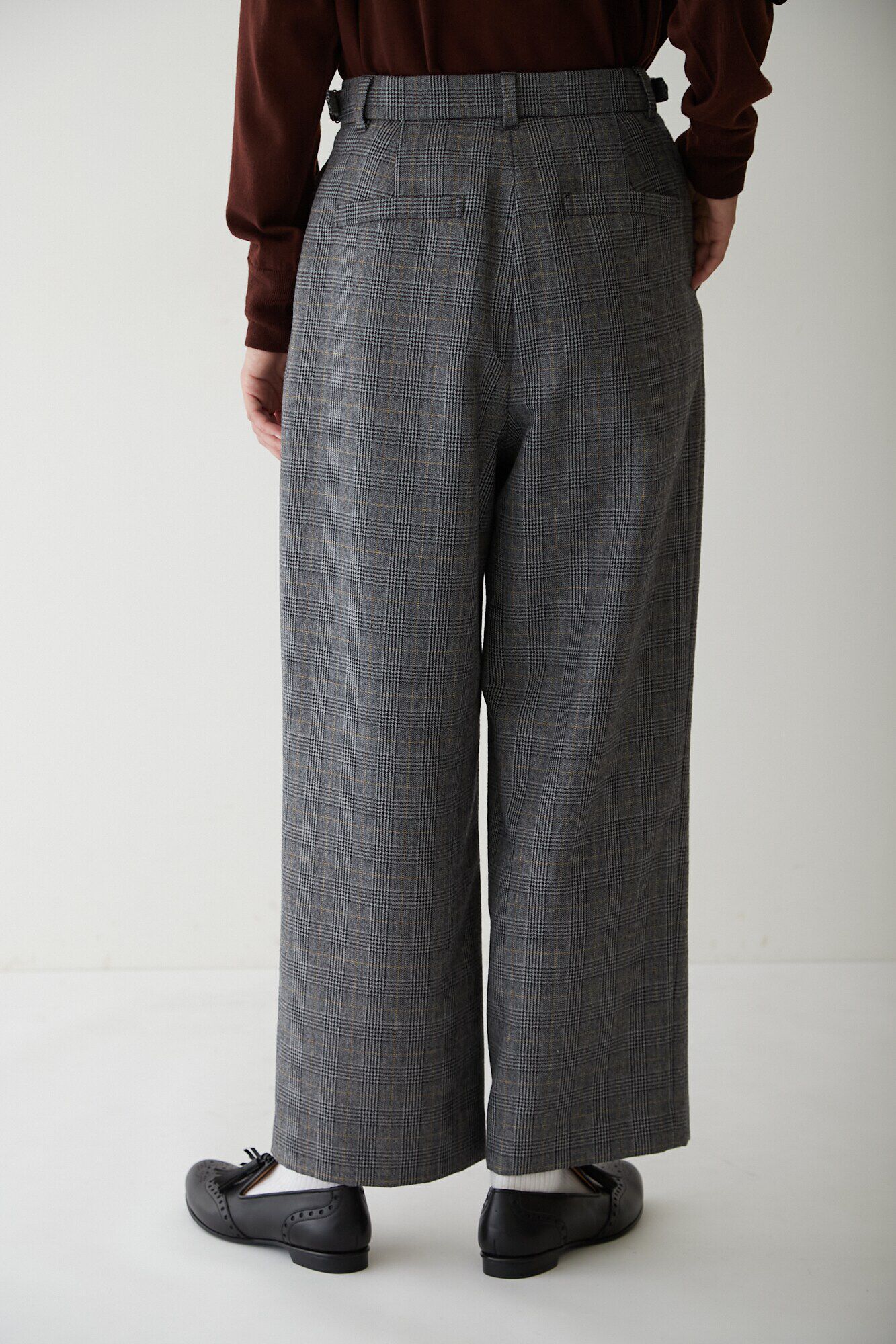  「◆千鳥チェックセミワイドパンツ」|その他|