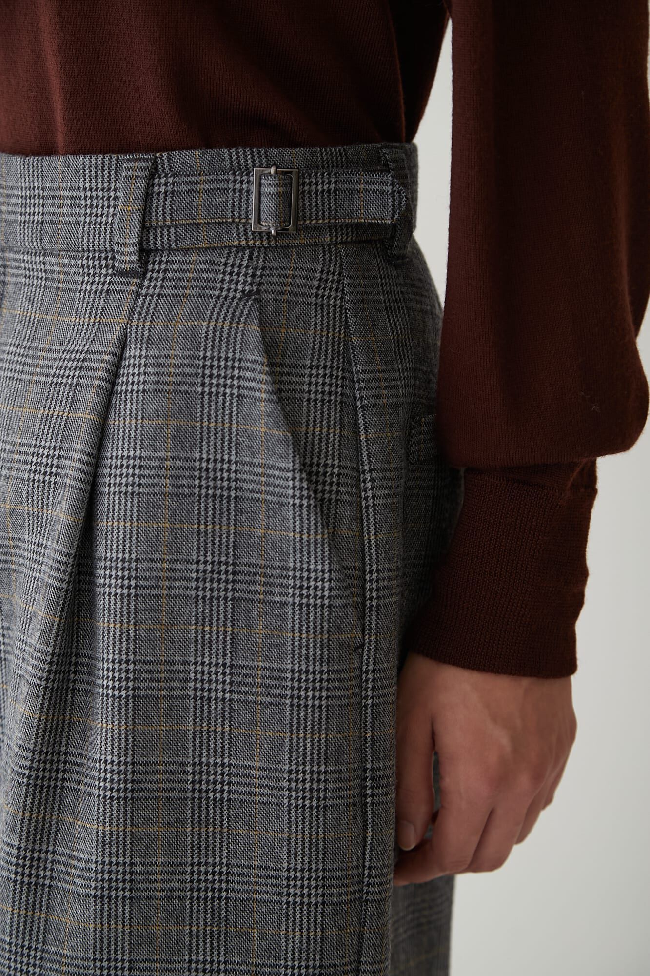  「◆千鳥チェックセミワイドパンツ」|その他|