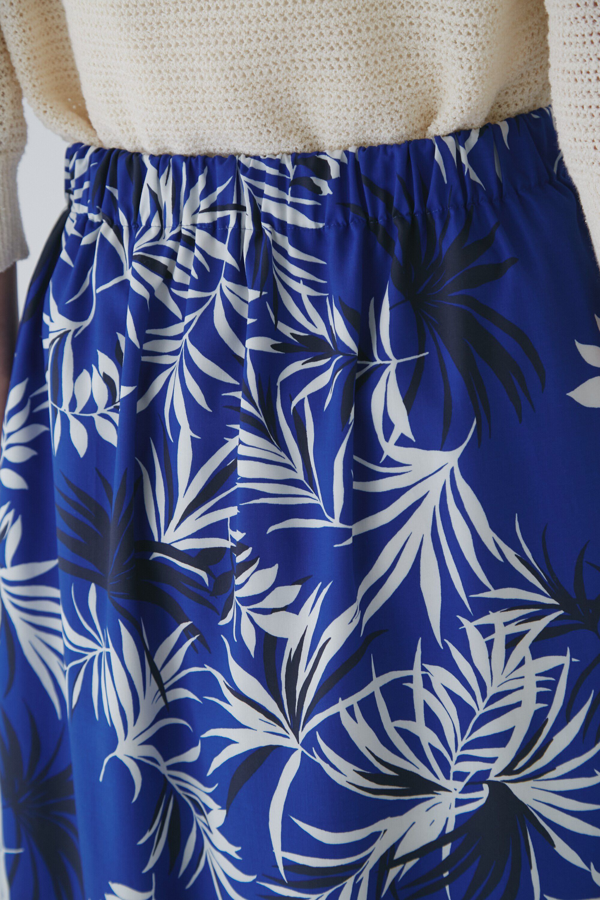  「◆リーフプリントスカート」|スカート|