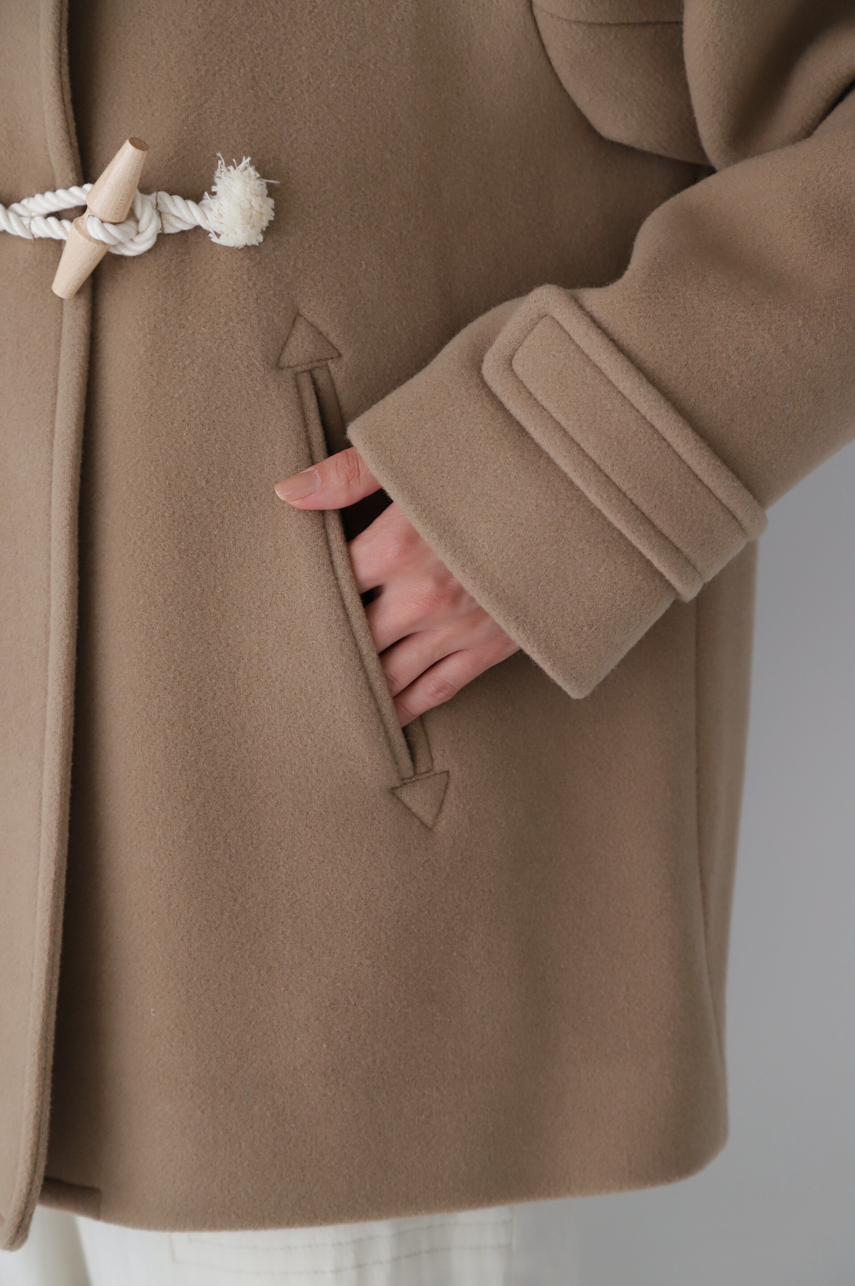  「◆ダブルモッサダッフルコート」|ブルゾン・スタジャン|