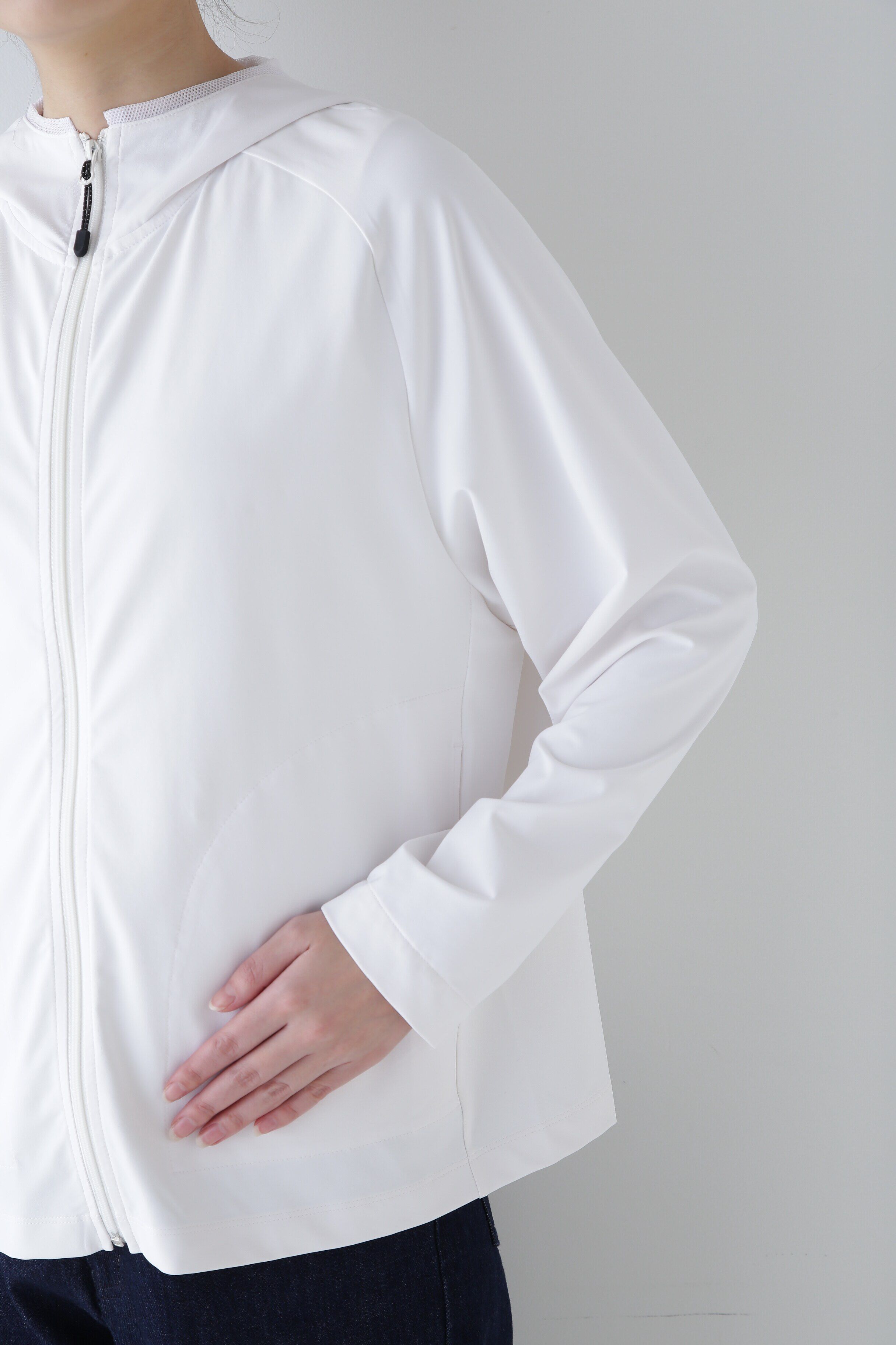  「◆ＵＶカット・吸水速乾ジップアップパーカー」|Tシャツ・カットソー|