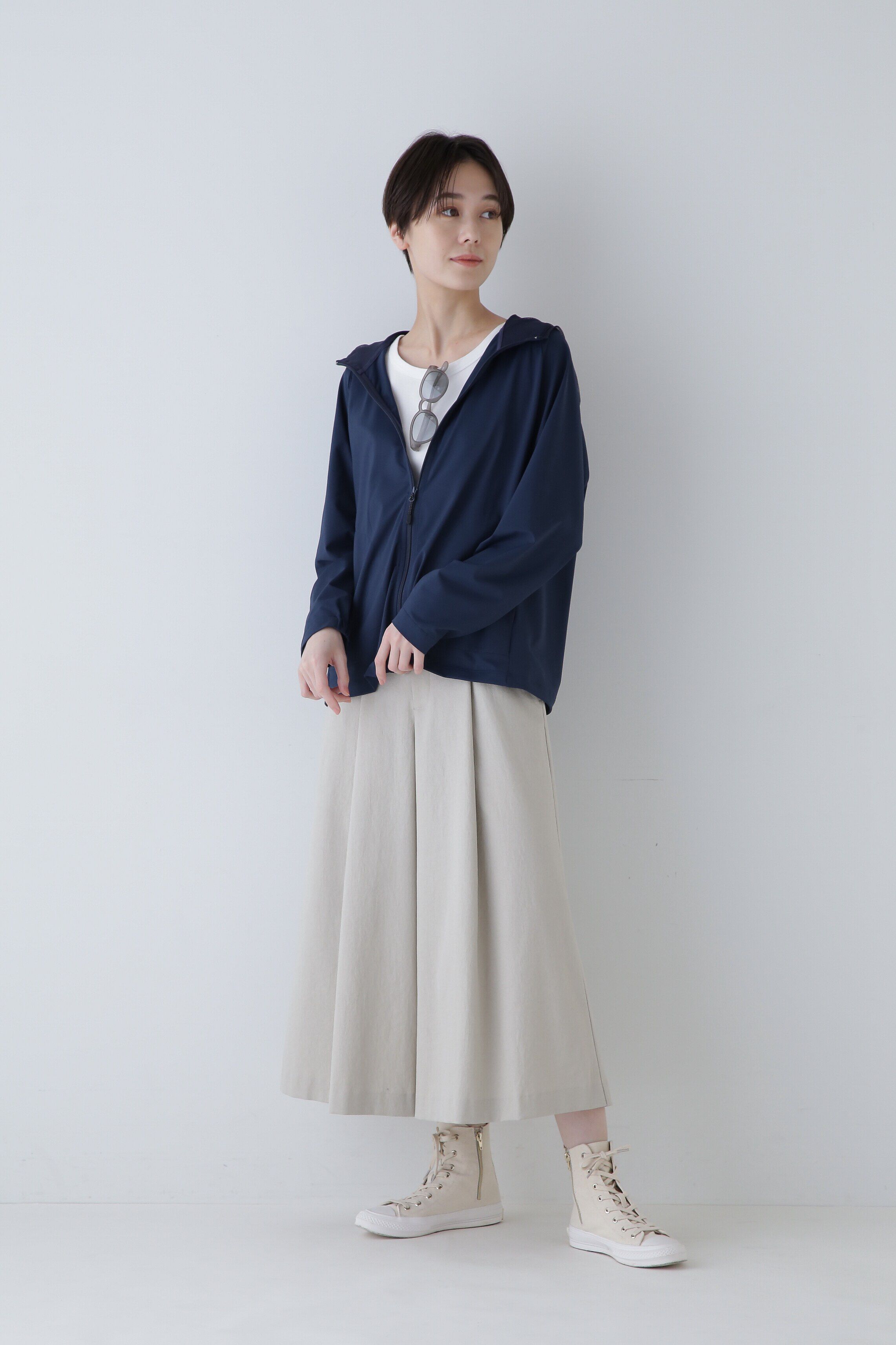  「◆ＵＶカット・吸水速乾ジップアップパーカー」|Tシャツ・カットソー|