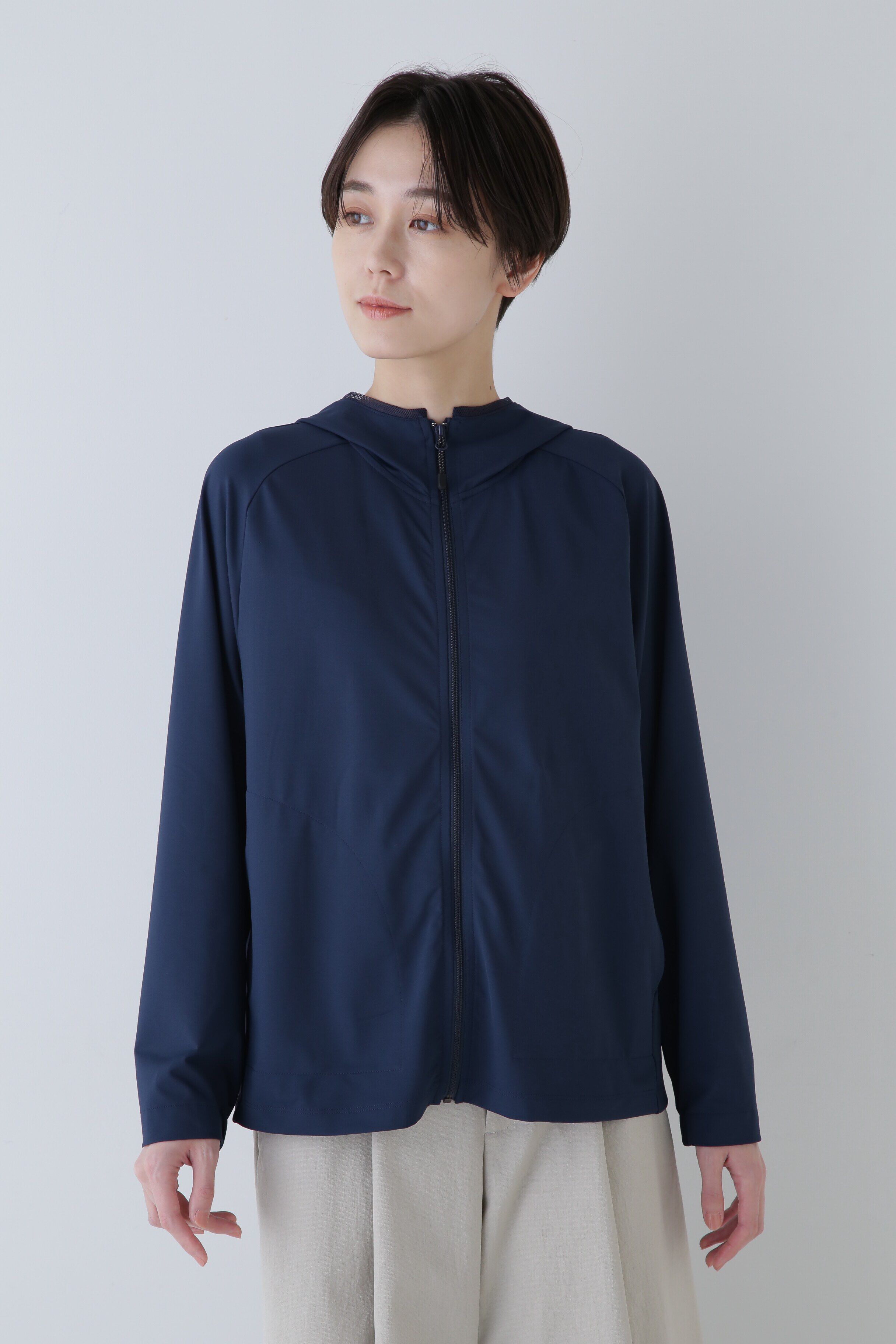  「◆ＵＶカット・吸水速乾ジップアップパーカー」|Tシャツ・カットソー|