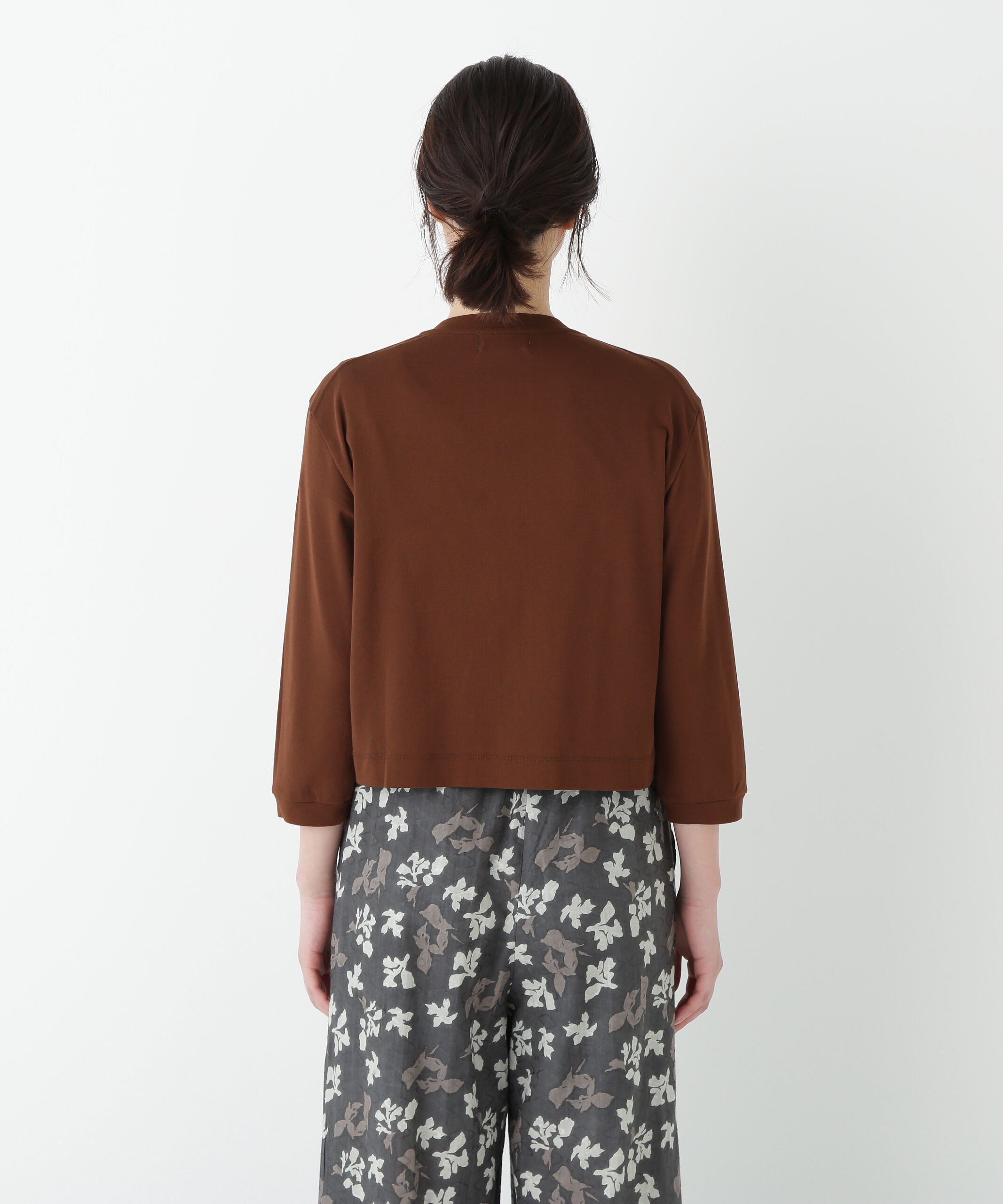  「◆クルーネックフライスカットソーカーディガン」|Tシャツ・カットソー|