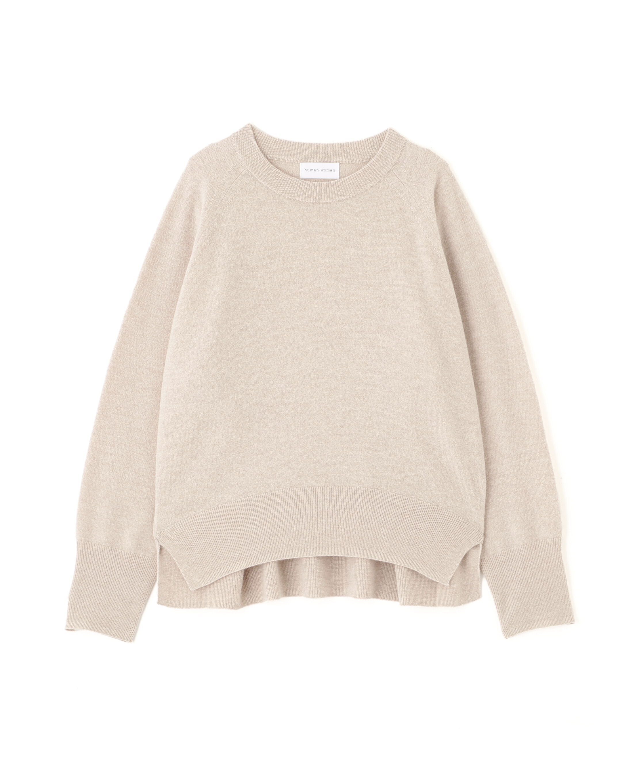  「◆ミドルゲージウールクルーネックプルオーバー」|ニット・セーター|