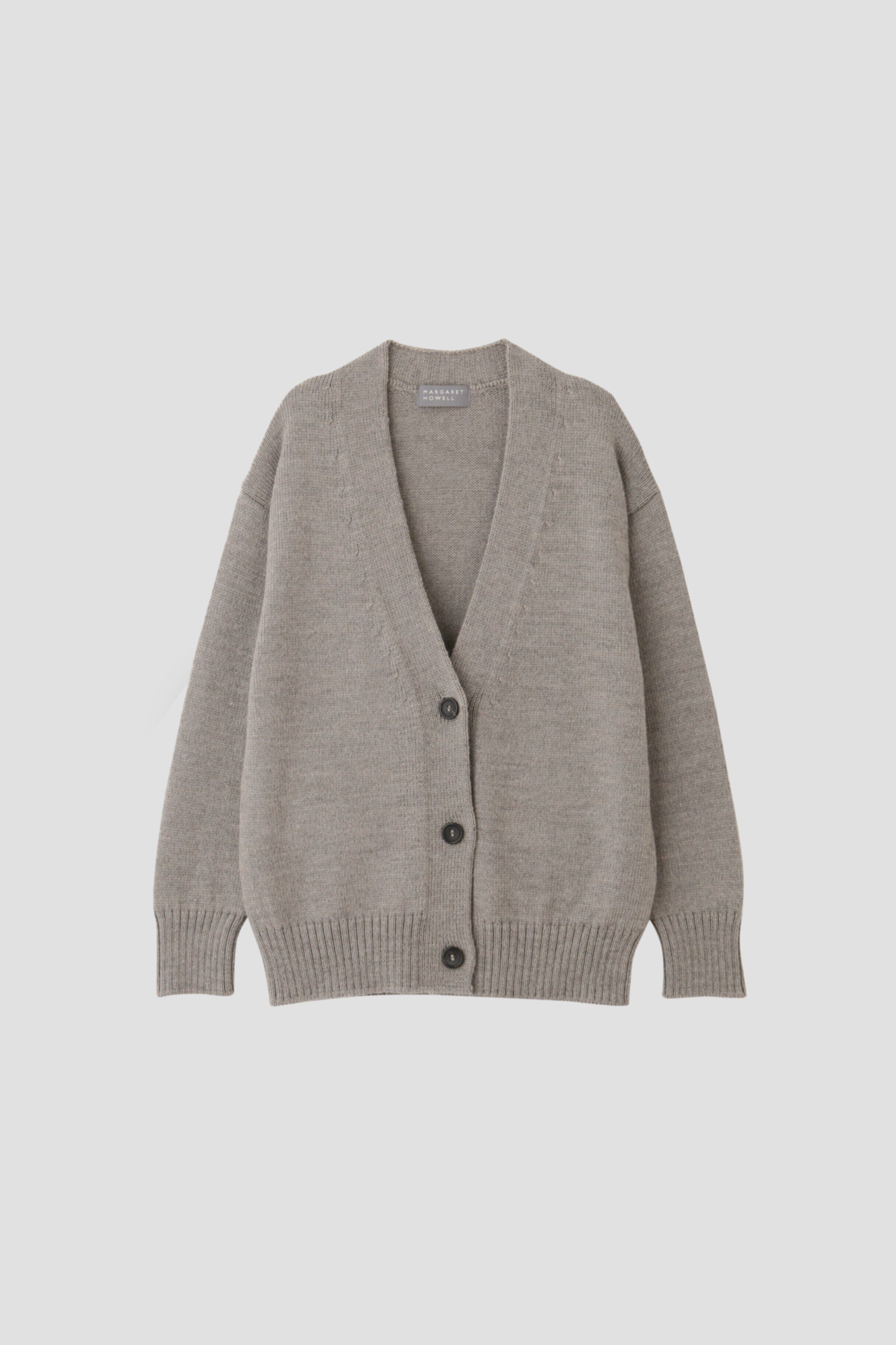  「CORD YARN WOOL」|カーディガン|