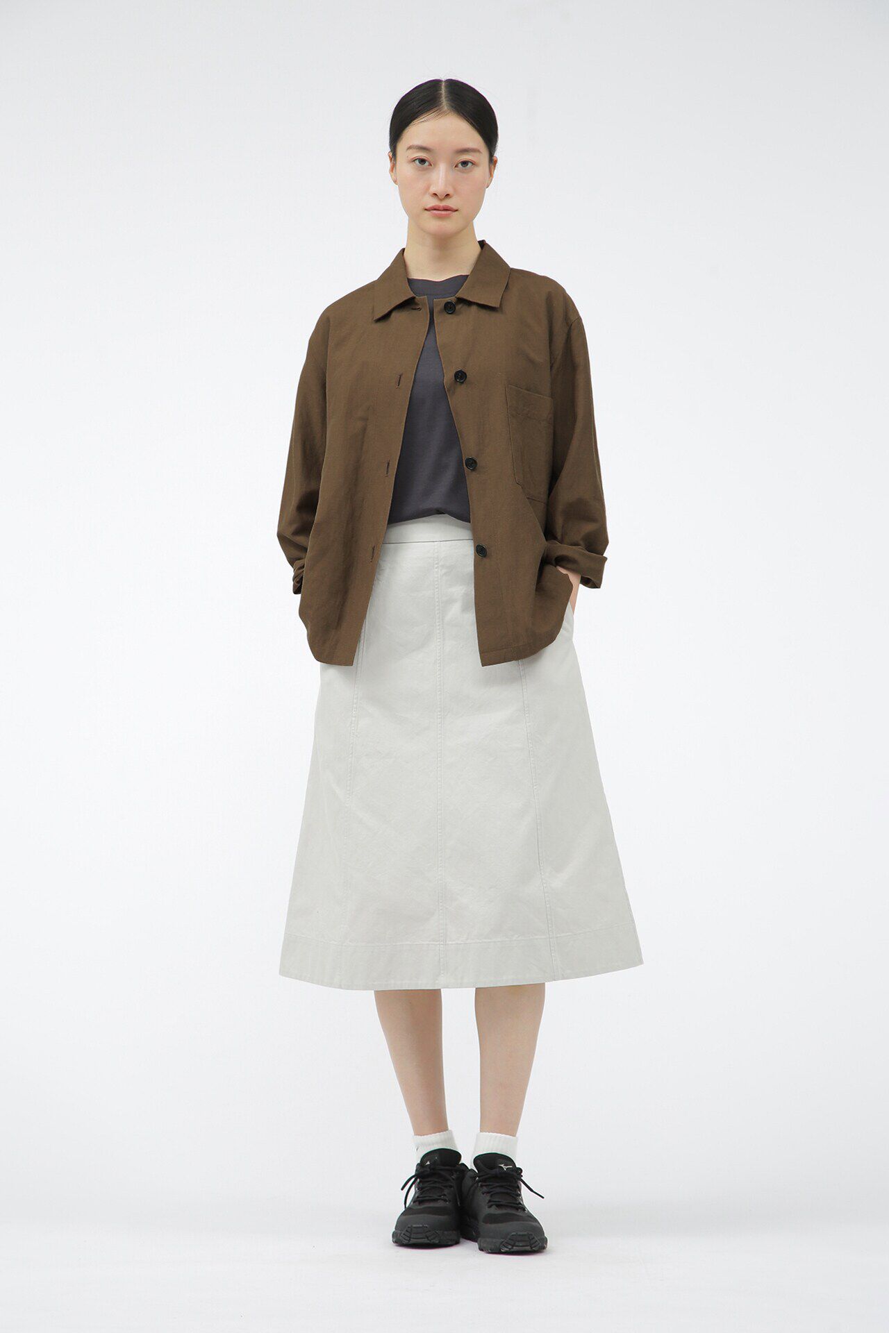  「YARN DYE WOOL LINEN」|ブルゾン・スタジャン|