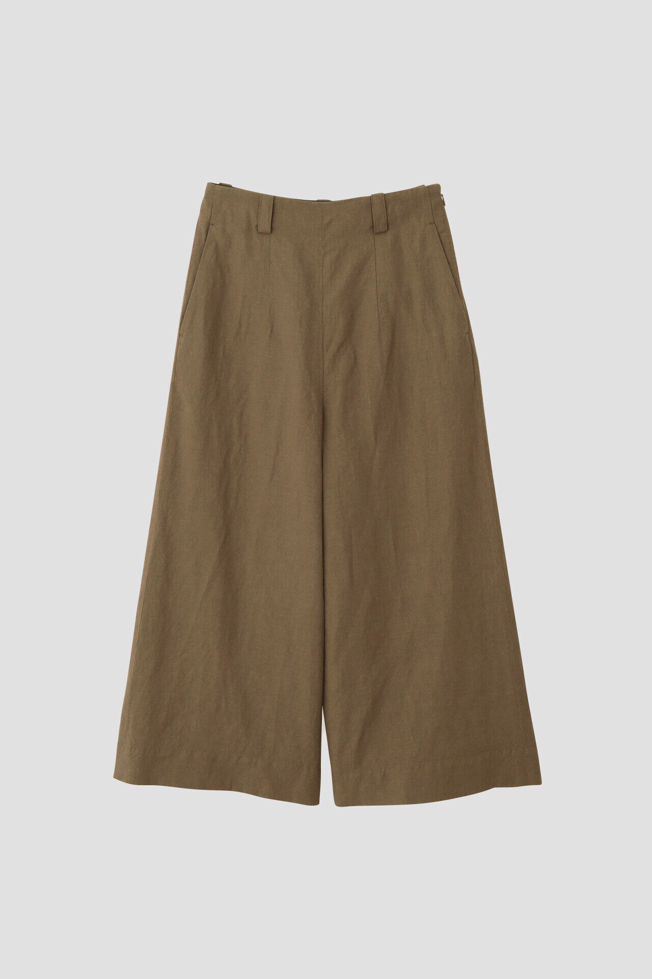  「YARN DYE WOOL LINEN」|キュロット|