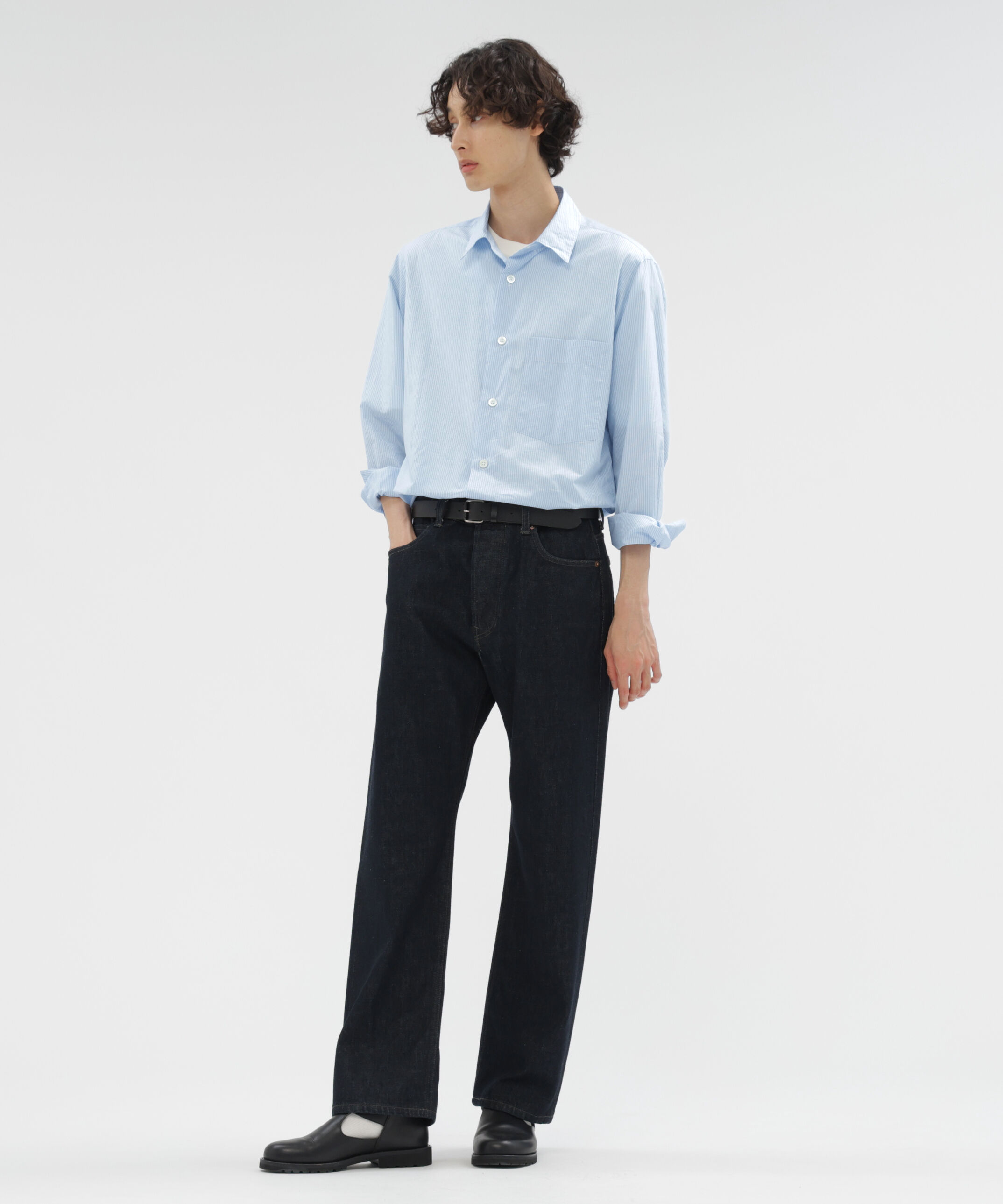 MARGARET HOWELL「COTTON SILK STRIPE SHIRT」|シャツ・ブラウス|