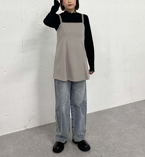 archives「ダブルストラップミニキャミワンピース」|チュニック|