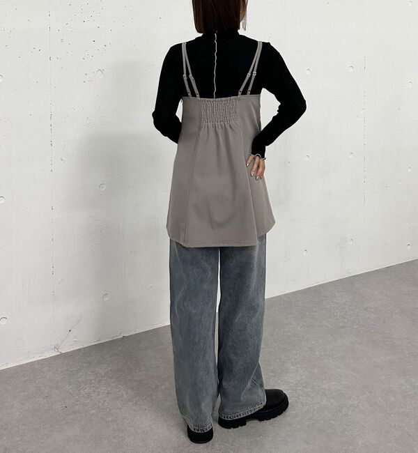 archives「ダブルストラップミニキャミワンピース」|チュニック|