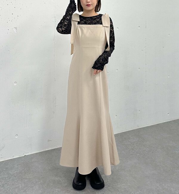 archives「２ｗａｙ肩リボンキャミワンピース」|ワンピース|BEIGE