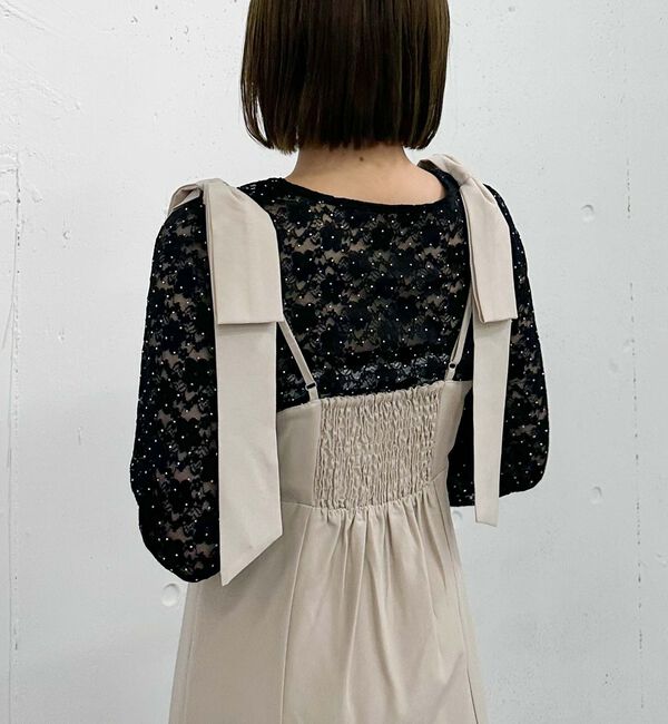 archives「２ｗａｙ肩リボンキャミワンピース」|ワンピース|