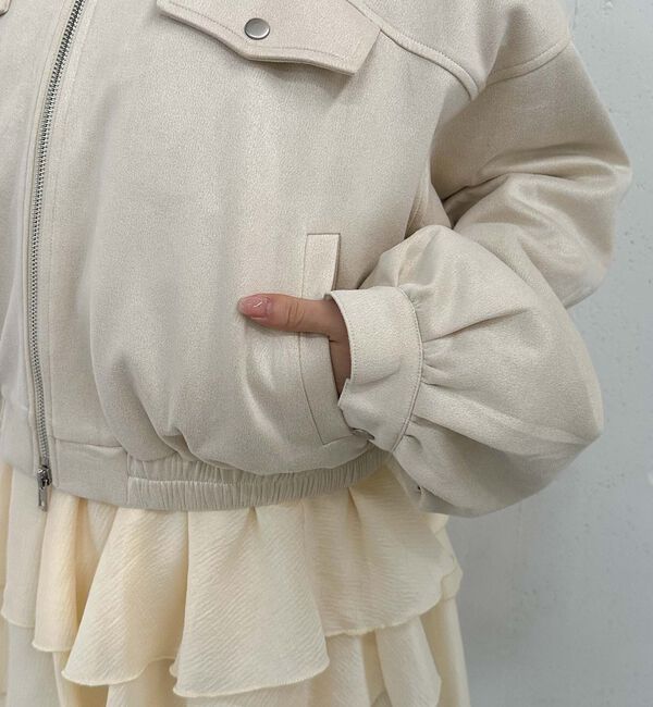 archives「スウェードブルゾン」|テーラードジャケット|