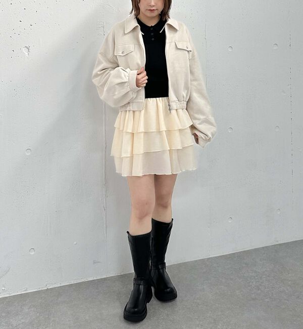 archives「スウェードブルゾン」|テーラードジャケット|