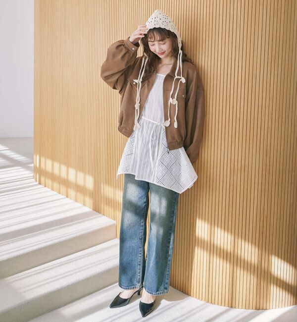 archives「スウェードブルゾン」|テーラードジャケット|