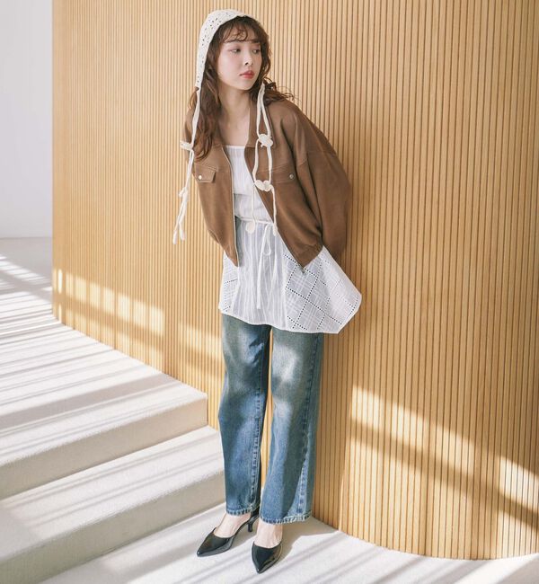 archives「スウェードブルゾン」|テーラードジャケット|