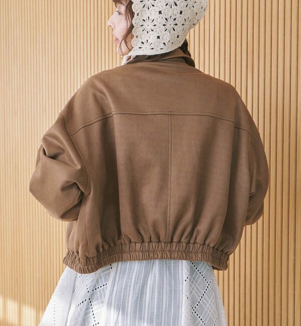 archives「スウェードブルゾン」|テーラードジャケット|