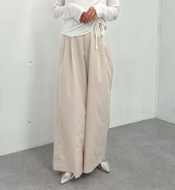 archives「ワイドタックチノパンツ」|チノ|