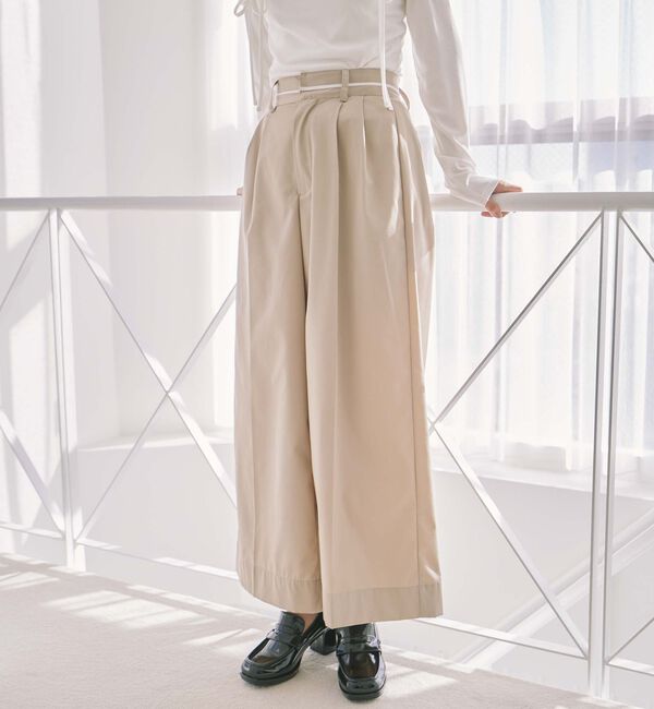 archives「ワイドタックチノパンツ」|チノ|