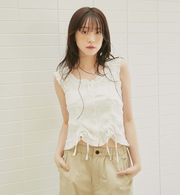 archives「２ｗａｙコットンドロストブラウス」|シャツ・ブラウス|