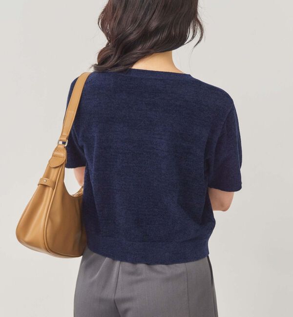 archives「ハーフスリーブ金ボタンニットカーディガン」|カーディガン|