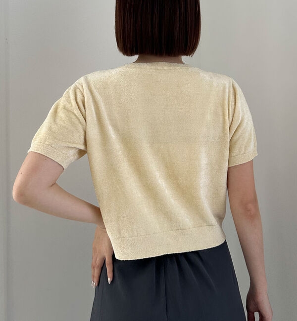 archives「ハーフスリーブ金ボタンニットカーディガン」|カーディガン|