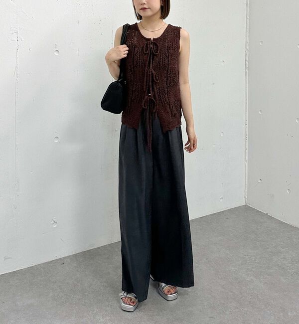 archives「２ＷＡＹ透かしスラブニットベスト」|ニット・セーター|