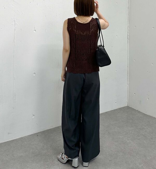 archives「２ＷＡＹ透かしスラブニットベスト」|ニット・セーター|