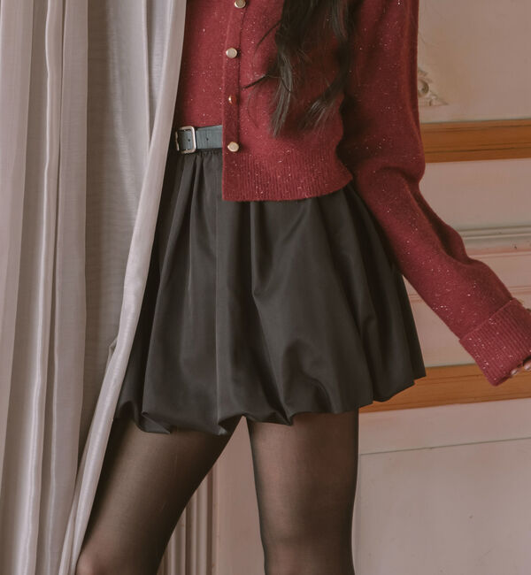 archives「ベルト付きバルーンミニスカート」|スカート|