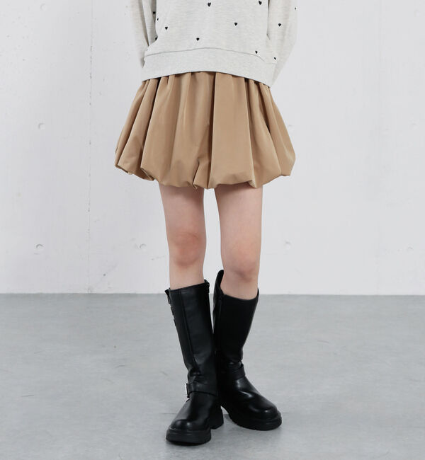 archives「ベルト付きバルーンミニスカート」|スカート|BEIGE