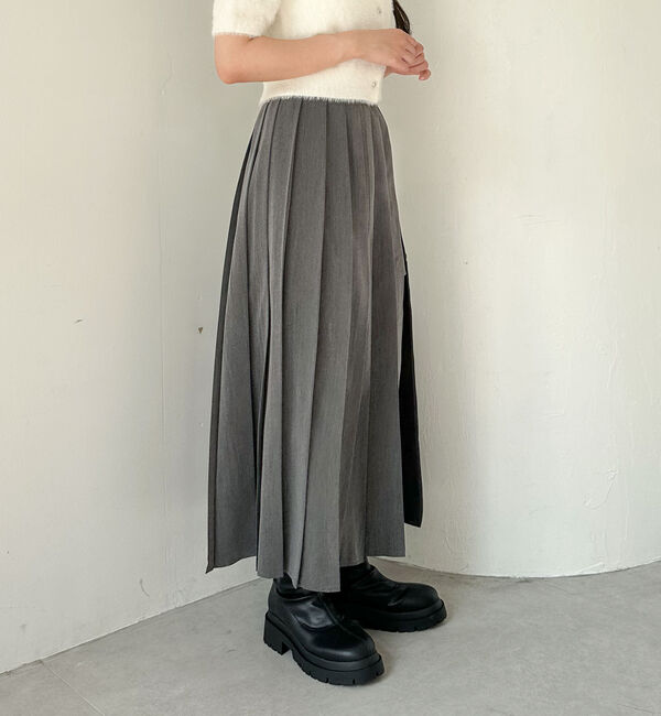 archives「スリットプリーツスカート&times;ショートパンツ」|スカート|