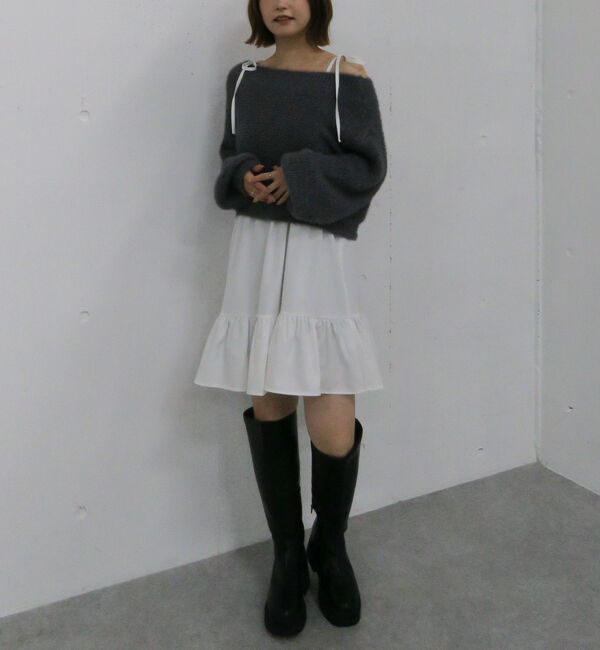 archives「メランジフェザーニット&times;ミニキャミワンピースＳＥＴ」|チュニック|