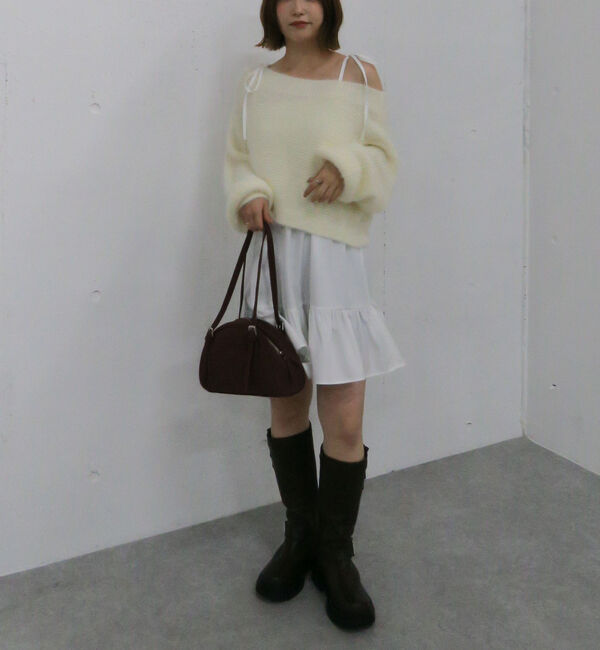 archives「メランジフェザーニット&times;ミニキャミワンピースＳＥＴ」|チュニック|