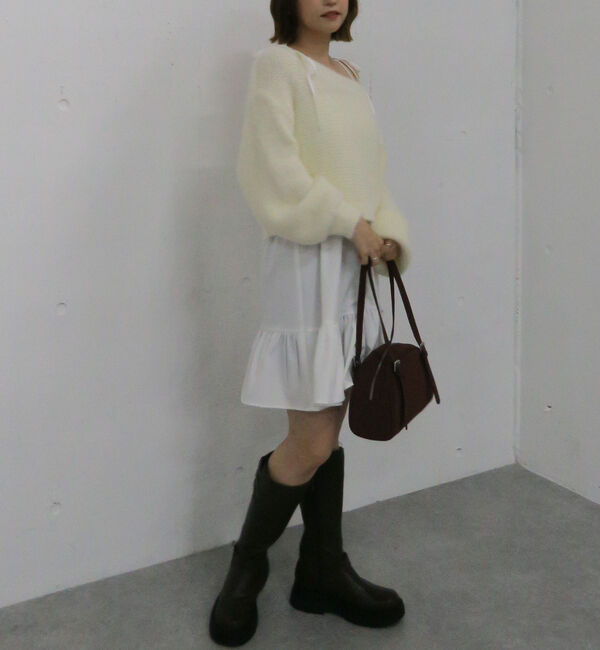 archives「メランジフェザーニット&times;ミニキャミワンピースＳＥＴ」|チュニック|