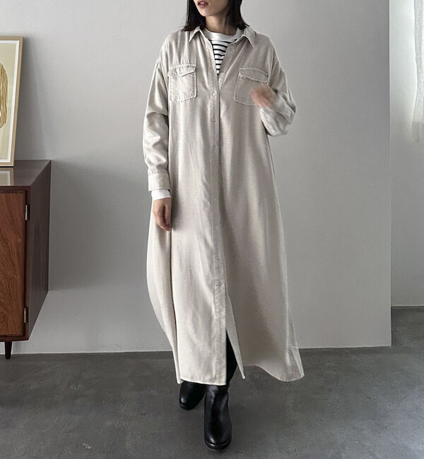 Doux archives「ソフトデニムシャツワンピース」|ワンピース|