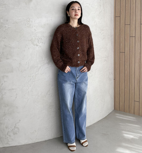 Doux archives「２ＷＡＹダンスフェザーヤーンカーディガン」|カーディガン|