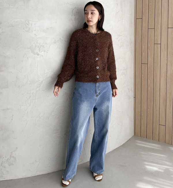Doux archives「２ＷＡＹダンスフェザーヤーンカーディガン」|カーディガン|