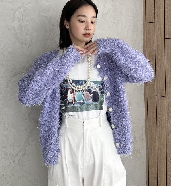 Doux archives「２ＷＡＹダンスフェザーヤーンカーディガン」|カーディガン|