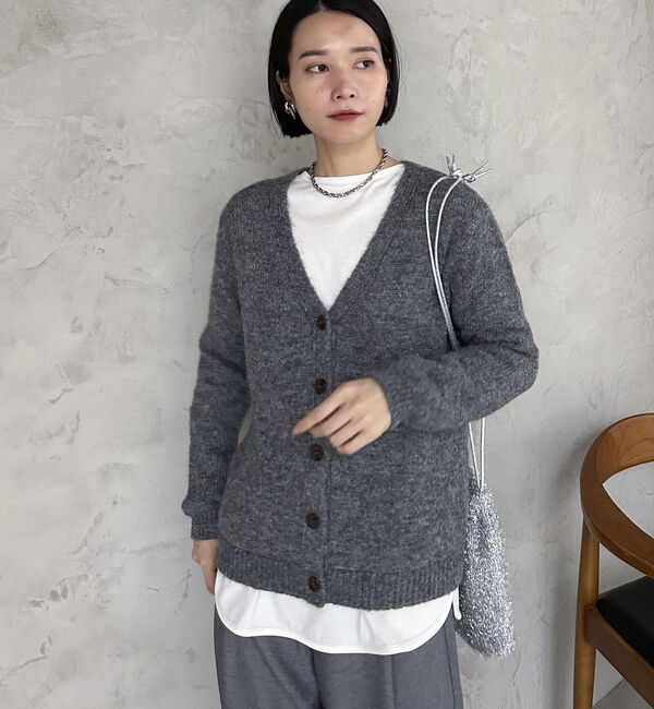Doux archives「アルパカタッチヤーンカーディガン」|カーディガン|