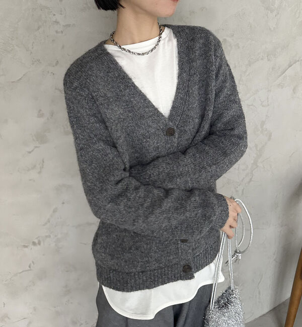 Doux archives「アルパカタッチヤーンカーディガン」|カーディガン|