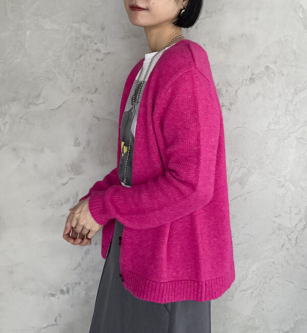 Doux archives「アルパカタッチヤーンカーディガン」|カーディガン|