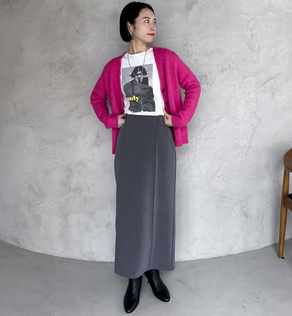 Doux archives「アルパカタッチヤーンカーディガン」|カーディガン|