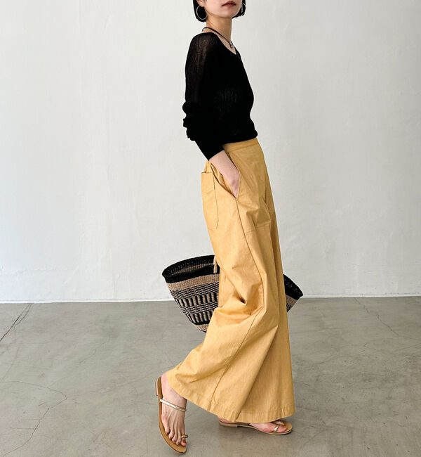 Doux archives「ラメシアーリブニット」|ニット・セーター|