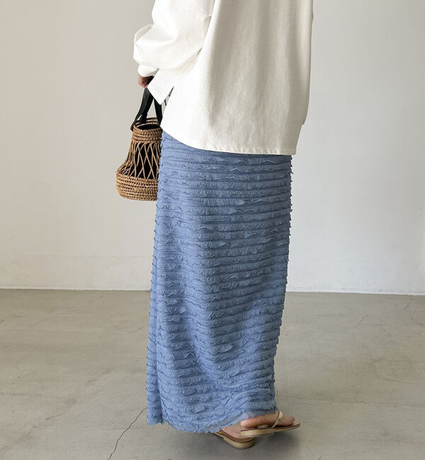 Doux archives「フリルタイトスカート」|スカート|