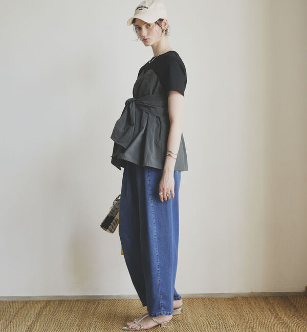 Doux archives「カットドッキングペプラムトップス」|Tシャツ・カットソー|